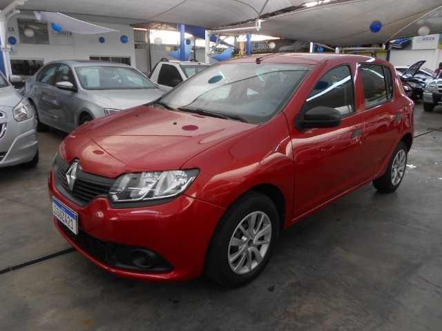 RENAULT SANDERO AUTENTIQUE 1.0 FLEX COMPLETO 2014/2015 REVISADO LACRADO