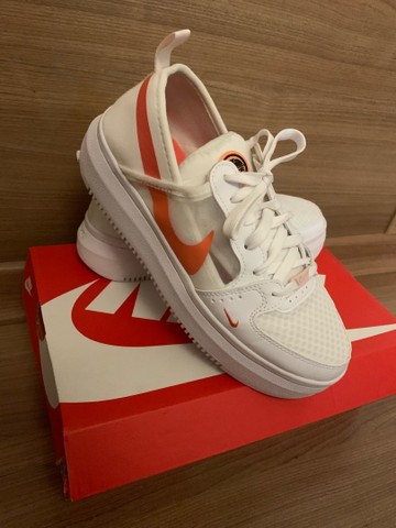 tenis nike court vision alta rosa