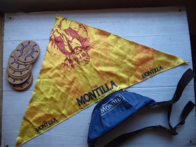 Kit itens colecionaveis do Rum Montilla