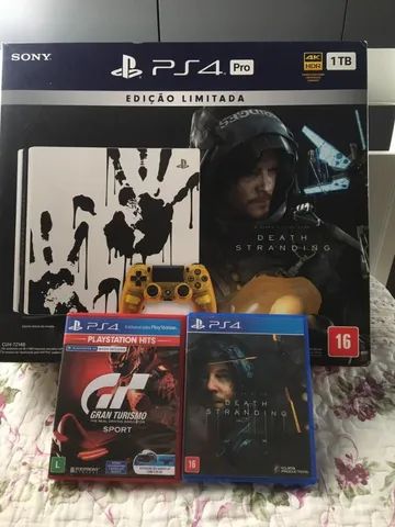 PlayStation 4 1 Tb Pro Seminovo Edição Limitada Death Stranding