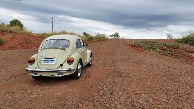 Carros Antigos - Relíquia bem guardada na garagem do dono.