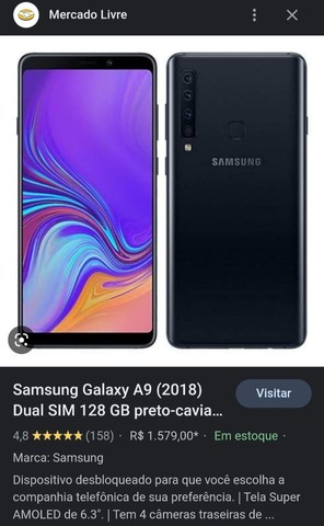 SAMSUNG A9 2018 - Celulares e telefonia 