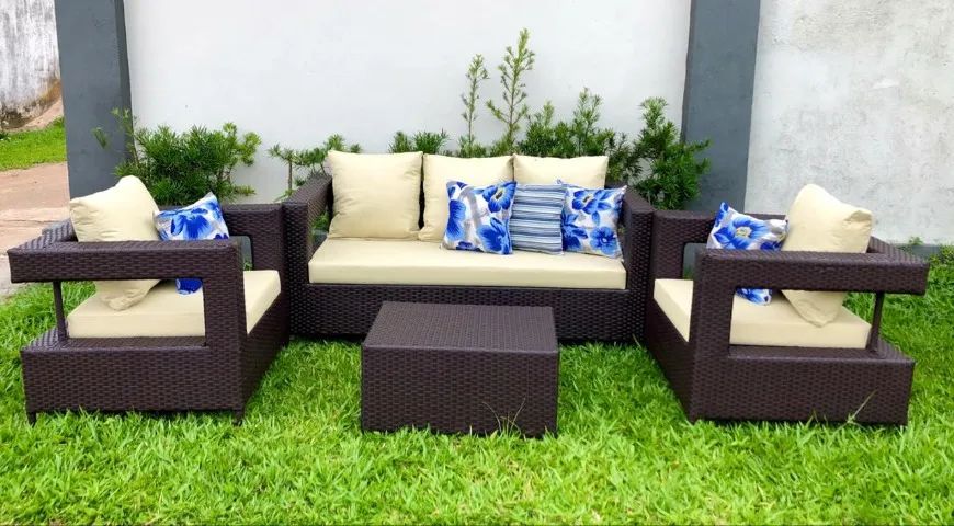 Conjunto de sofá em fibra, Mega Oferta!!!