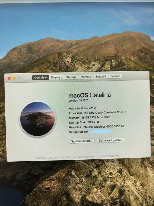 Mac Mini i7 16gb 1T