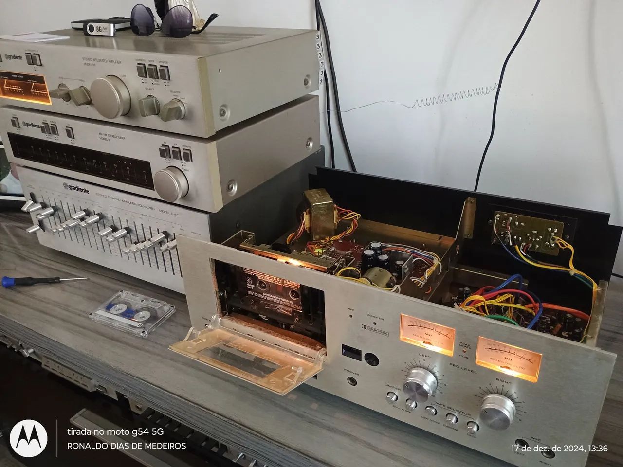 Tape deack Akai cs705d - Foto 4