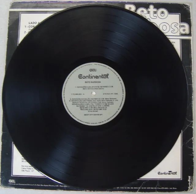 Lp Beto Barbosa 1985 Corações Acelerados, Disco De Vinil - Foto 3