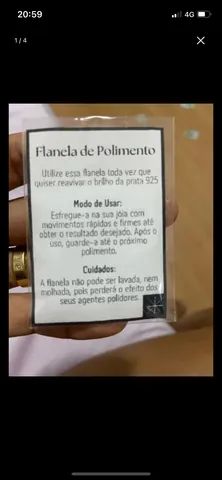 Flanela mágica limpa pratas  - Foto 3