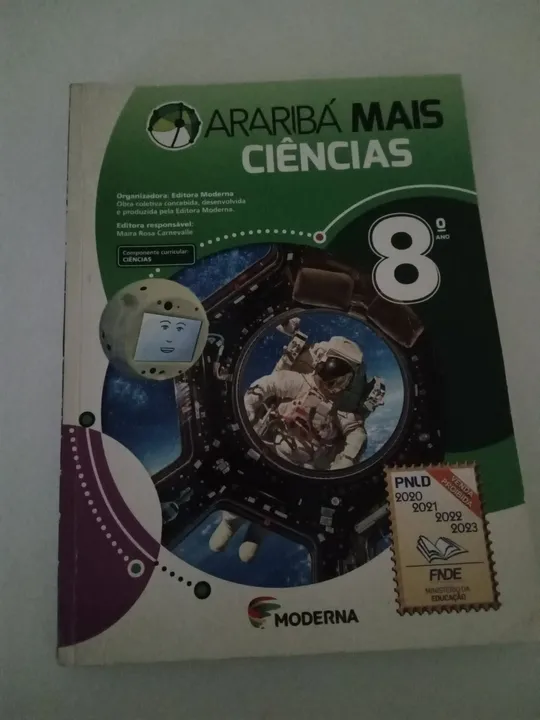 Livro Didático Araíba Mais Ciências 8º Ano - Moderna