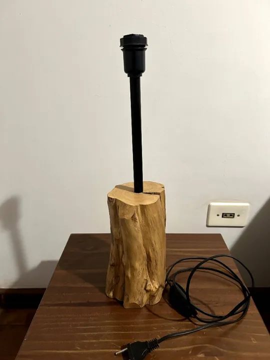 BASE LUMINARIA DE MESA CAFEZAL TRONCO TOK&STOK