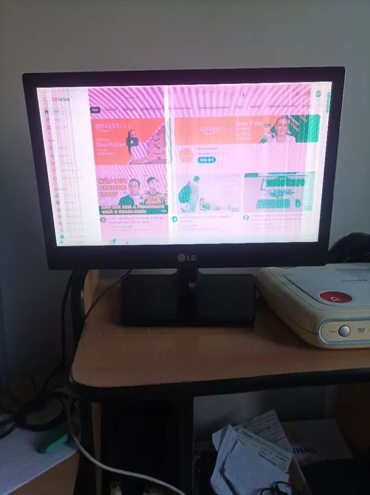 Monitor LG com defeito  - Foto 4