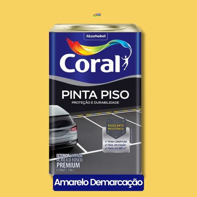 Tinta Pinta Piso Coral Premium 18L  - Foto 2