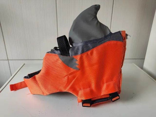 Boia Pet Colete Salva Vidas para Cachorros tamanho S ou Pequeno 5-10kgs - Foto 5