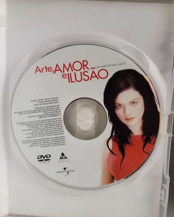 DVD Original Filme Arte, Amor e Ilusão - Foto 4