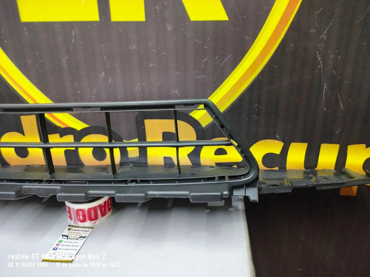 Grade Inferior Parachoque Dianteiro Honda City 2014 2015 2016 2017 Original  - Foto 3