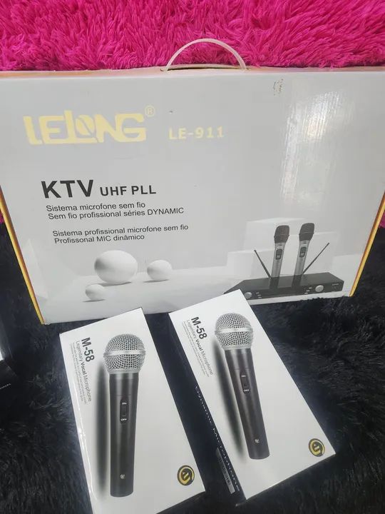 Microfone s/ fio e c/ fio 