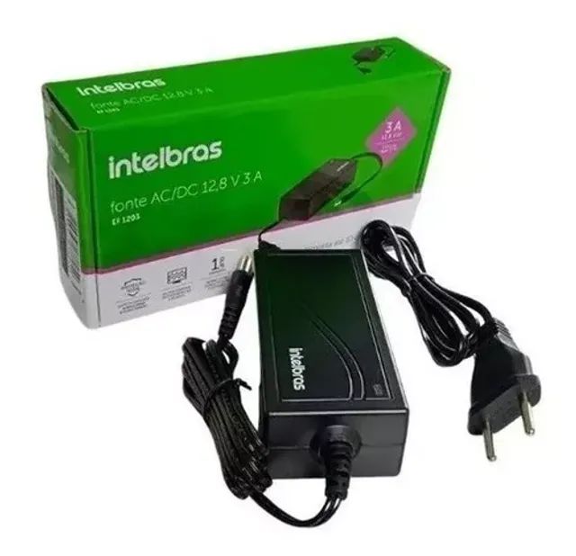 Fonte De Alimentação Cftv 12,8v 3a Ef 1203 Intelbras