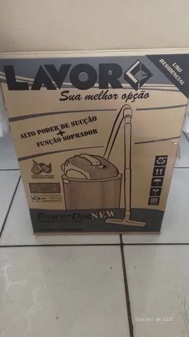 Asprador de pó e água tambor lavor power duo new 14 litros 200v 1250W