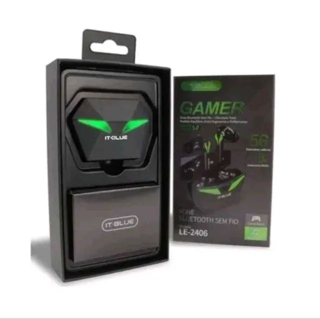Fone Tws Bluetooth Gamer 5.3 It-Blue - Foto 2