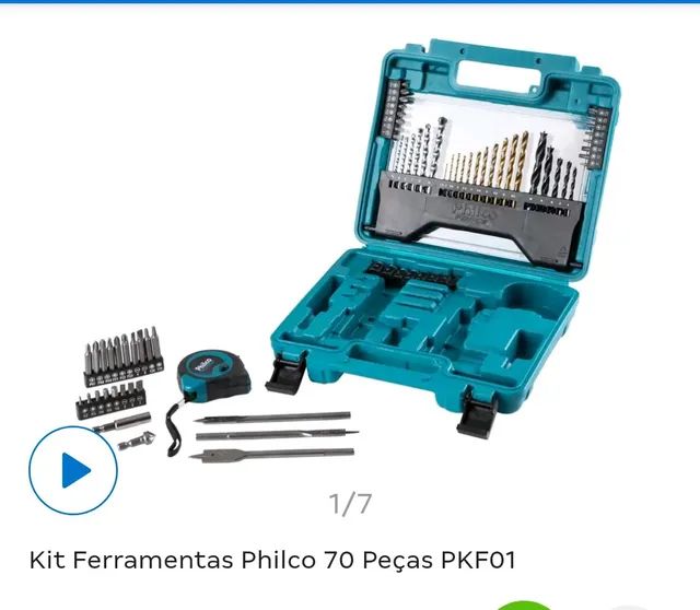 Kit Ferramentas Philco 70 peças  - Foto 3