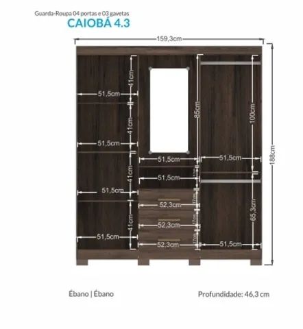 Guarda roupa casal Entrego e Monto !! Pague quando receber!! - Foto 2