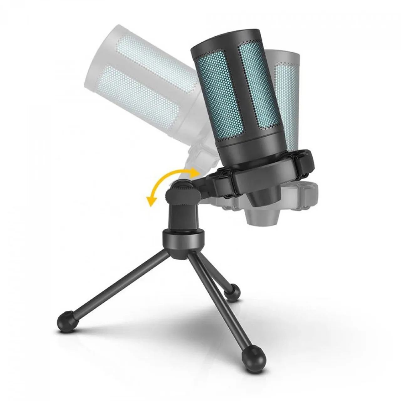 Microfone Gamer Fifine SFM2 cardióide RGB USB - Foto 4