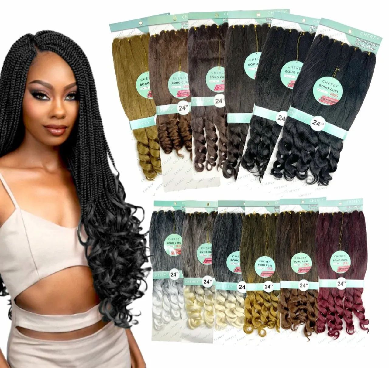 Jumbo boho curly 