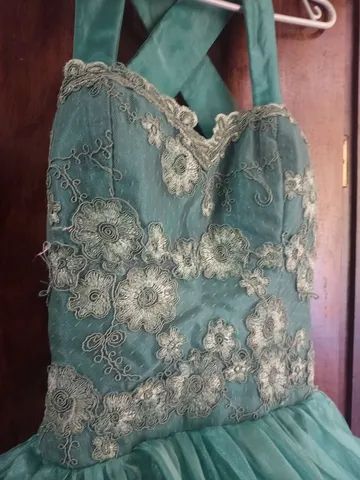 Vestido de festa verde - Foto 2