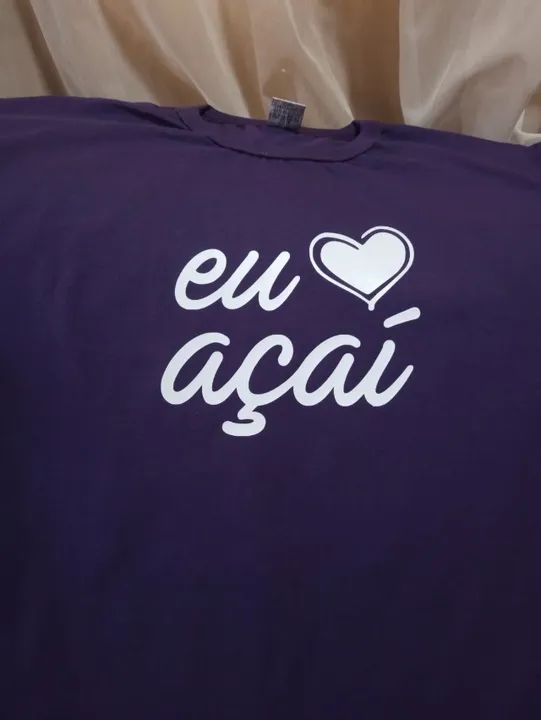 Camiseta Açaí eu amo Açaí - Foto 2