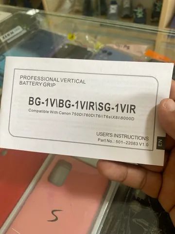 Battery Grip Para Câmera Canon 60d Bateria - Foto 3