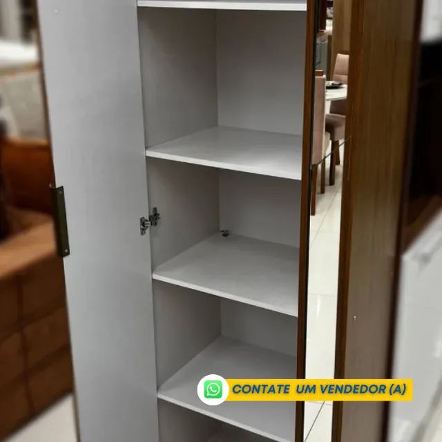 Sapateira 2 Portas com Espelhos Microlar - Nova na Caixa