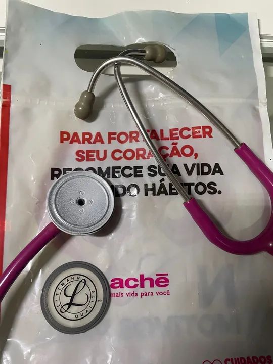 Estetoscópio Littmann cor Framboesa - Foto 2