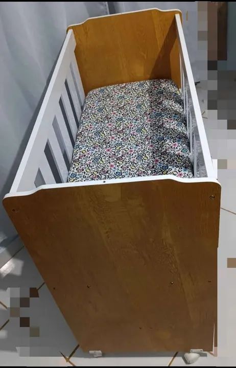 Berço 100% MDF Com Colchão Ycasa - Foto 4