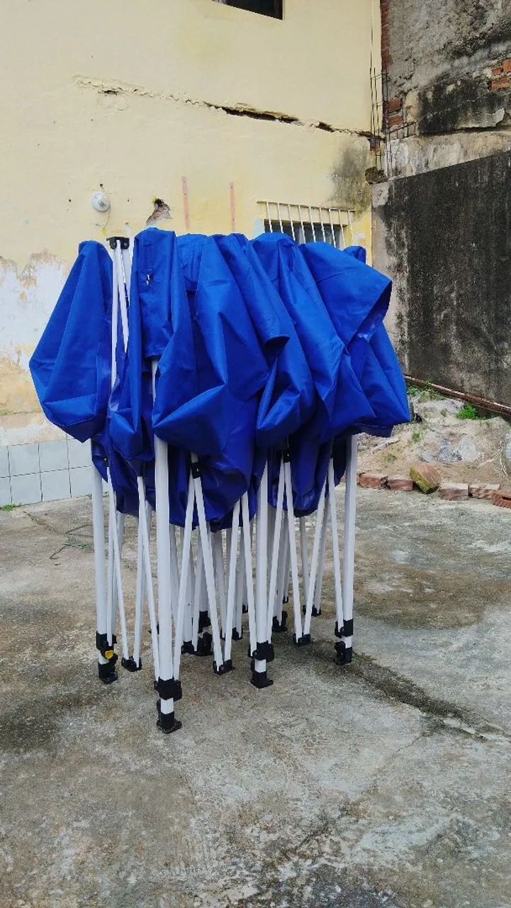 Tenda sanfonada e reforçada aceito cartão ?