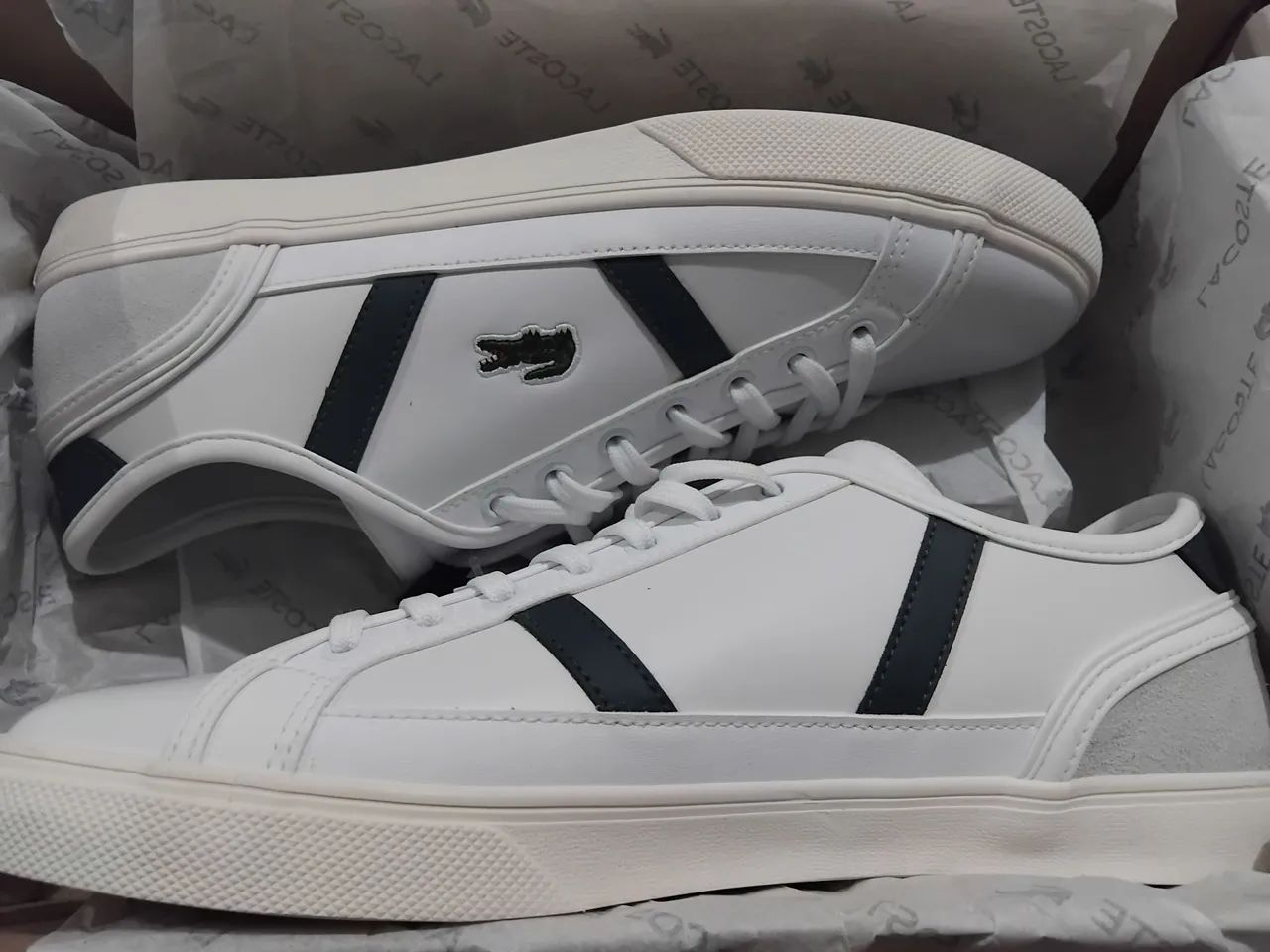 Tenis Lacoste Branco NOVO