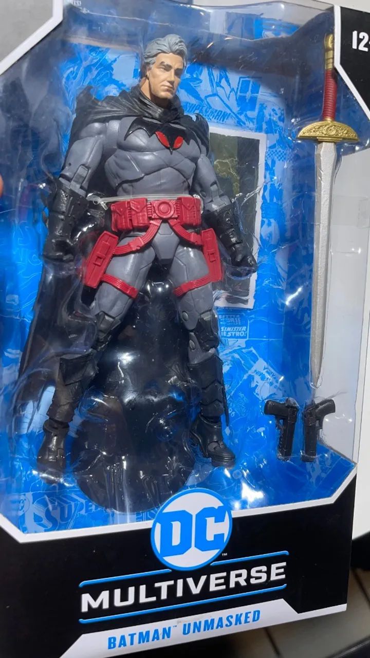 Batman Thomas Wayne sem Máscara - Action Figure - NOVO - Lacrado - Foto 4