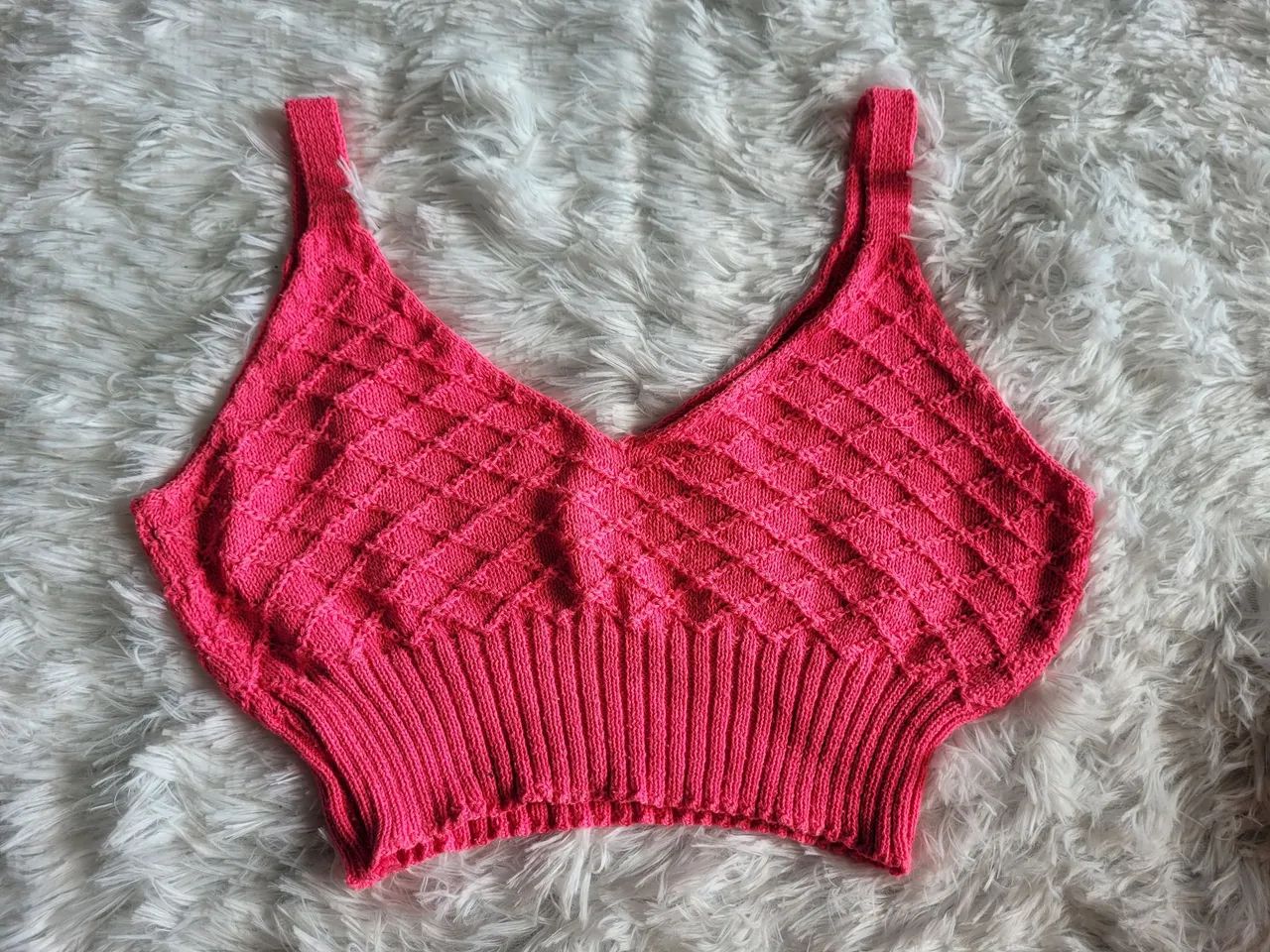 Cropped de linha tamanho M/G