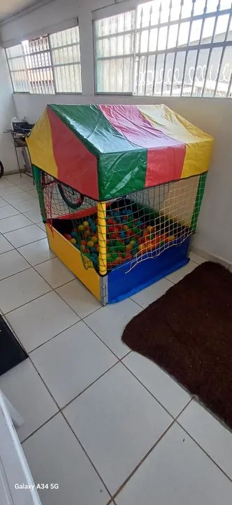 Piscina de Bolinhas Infantil completa