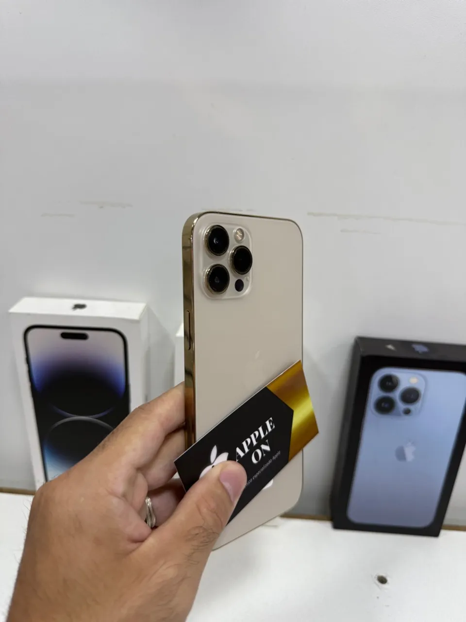 IPHONE 12 PRO MAX 512GB GOLD SEM FACE ID SEMI NOVO PROMOÇÃO