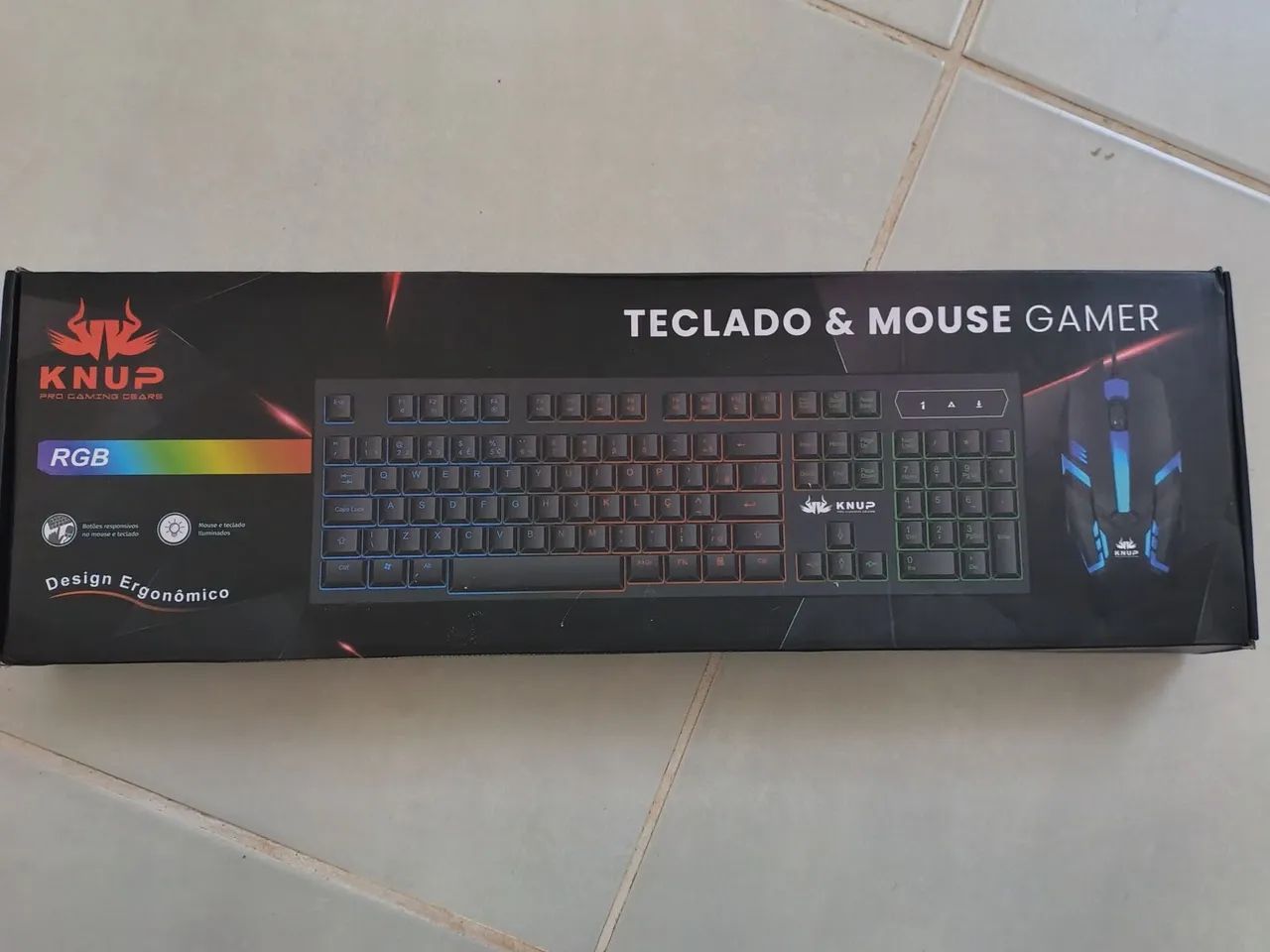 Teclado e mouse Gamer iluminados 64294907647490120