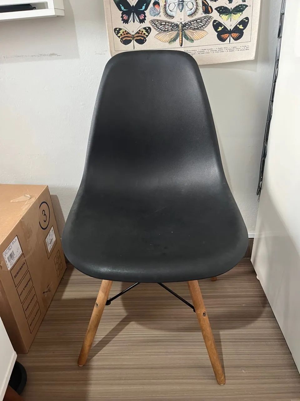Cadeira Eames Eiffel Preto