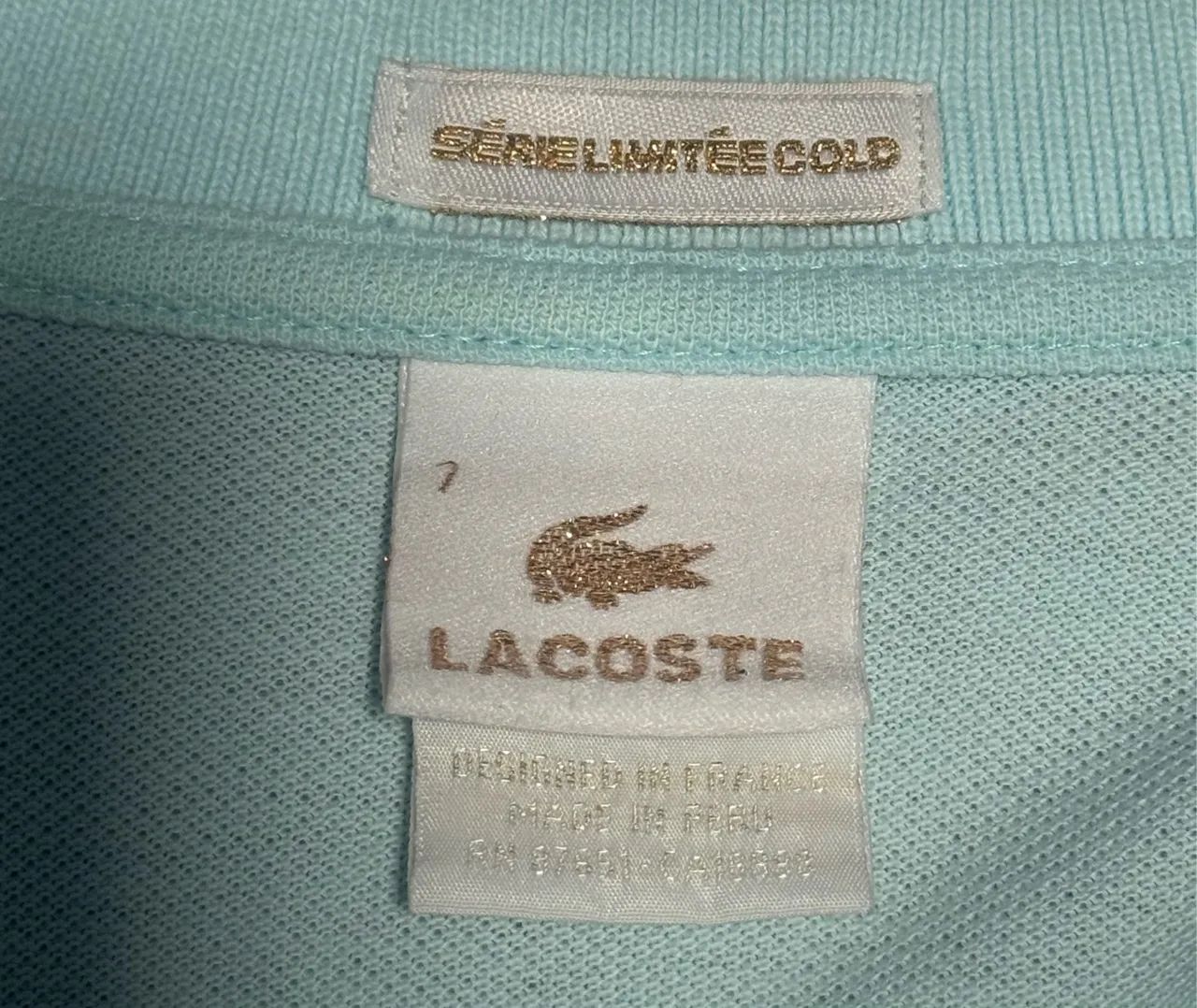 Camisa Polo Lacoste Azul Claro Original série Ouro. - Foto 3