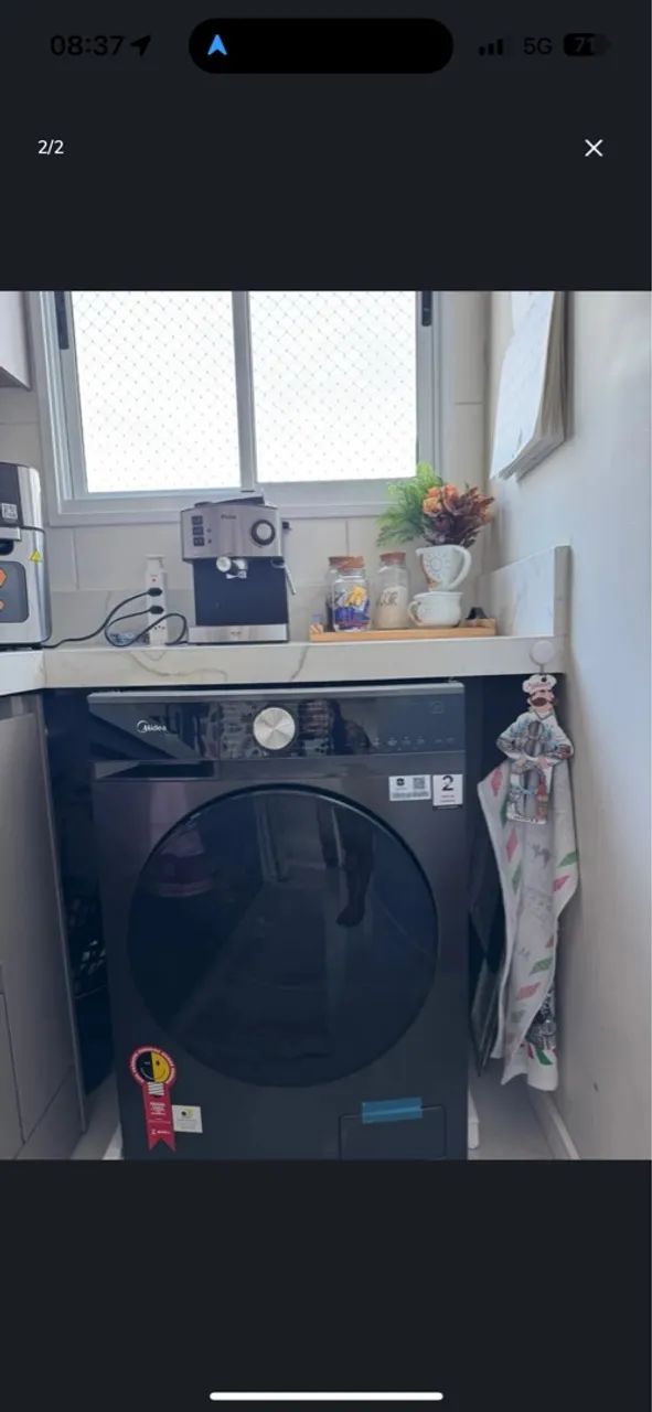 Máquina de Lavar e Secar midea 11k smart