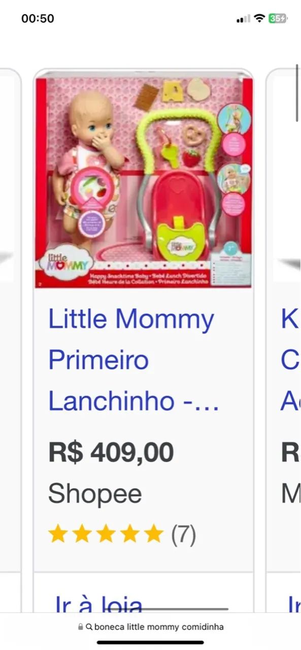 Little Mommy Primeiro Lanchinho - Boneca com Acessórios