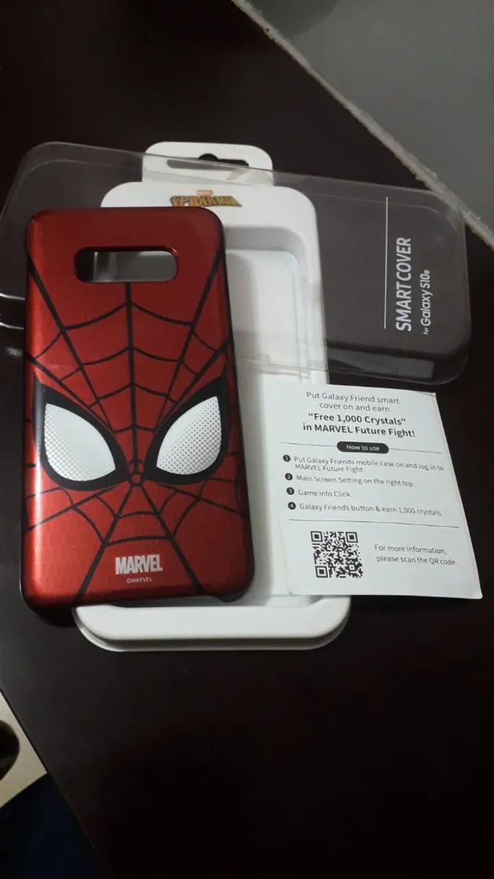 Smart Cover  Spiderman para celular Galaxy S10 (capa inteligente) sem uso - Foto 3