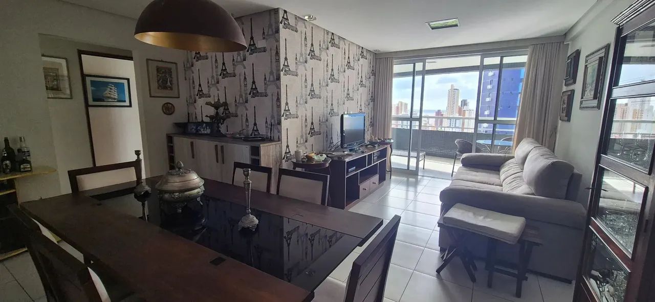 Lindo Apartamento Mobiliado com 3 quartos no Miramar - João Pessoa - PB - Foto 2