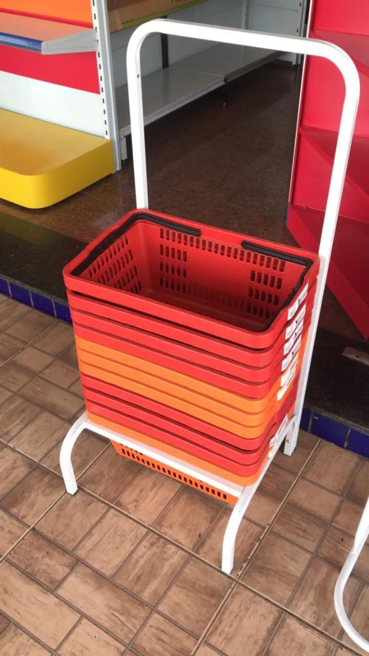 CARRINHOS CESTAS DE COMPRA  - Foto 3