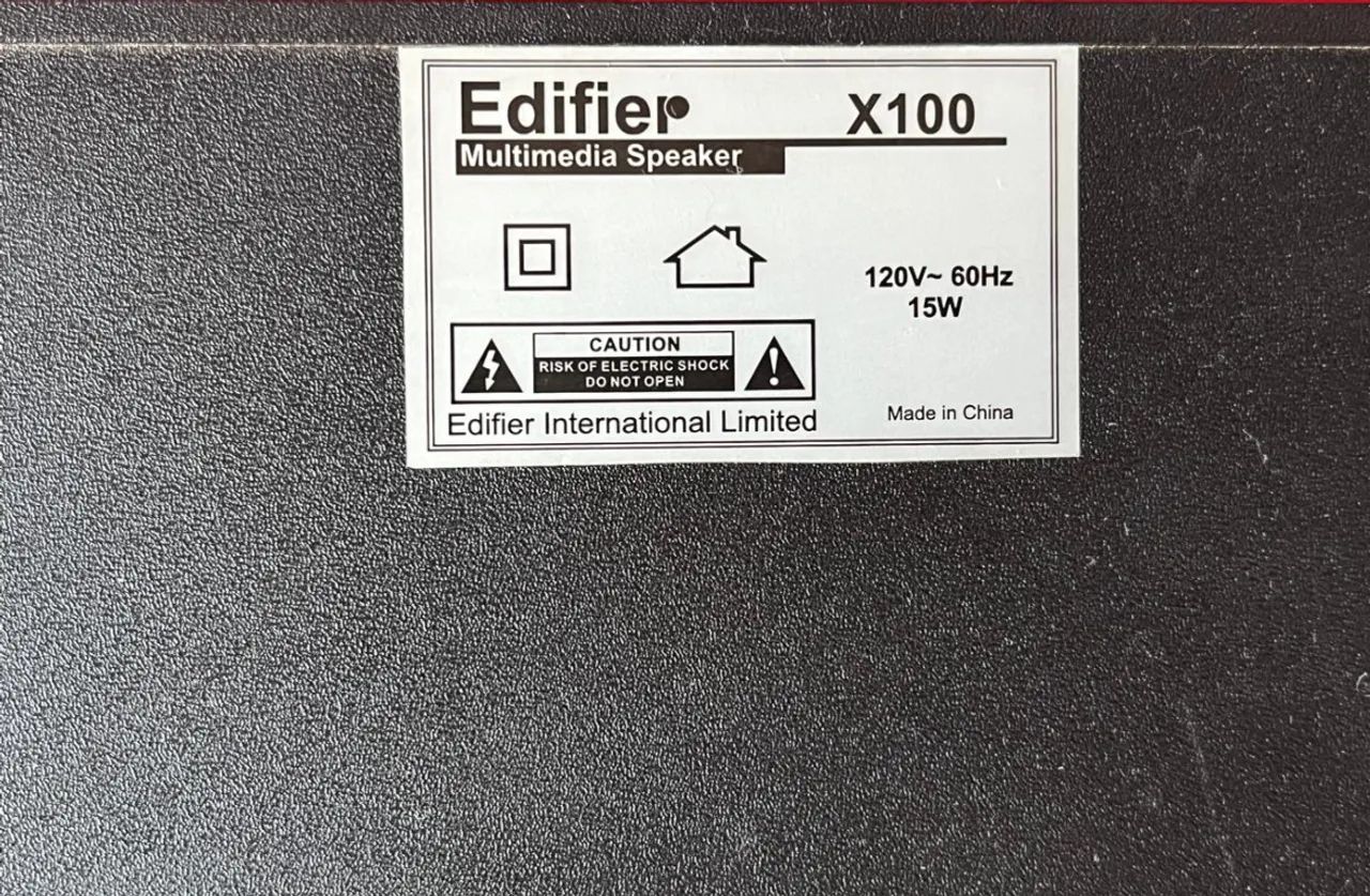 Caixa de Som Edifier X100