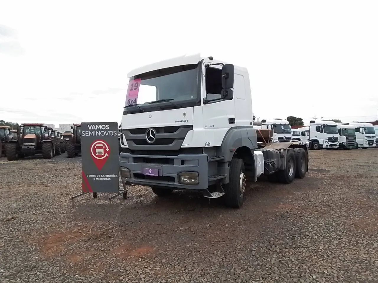 Mercedes-Benz Axor 3344 S/33 6X4E5 2019/2019 Vamos Seminovos RIBEIRAO PRETO - Foto 3