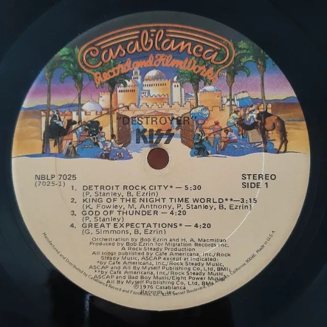 LP Disco de Vinil Kiss Destroyer Original 1976 Importado USA 1a Prensagem c/ Artigo raro - Foto 6
