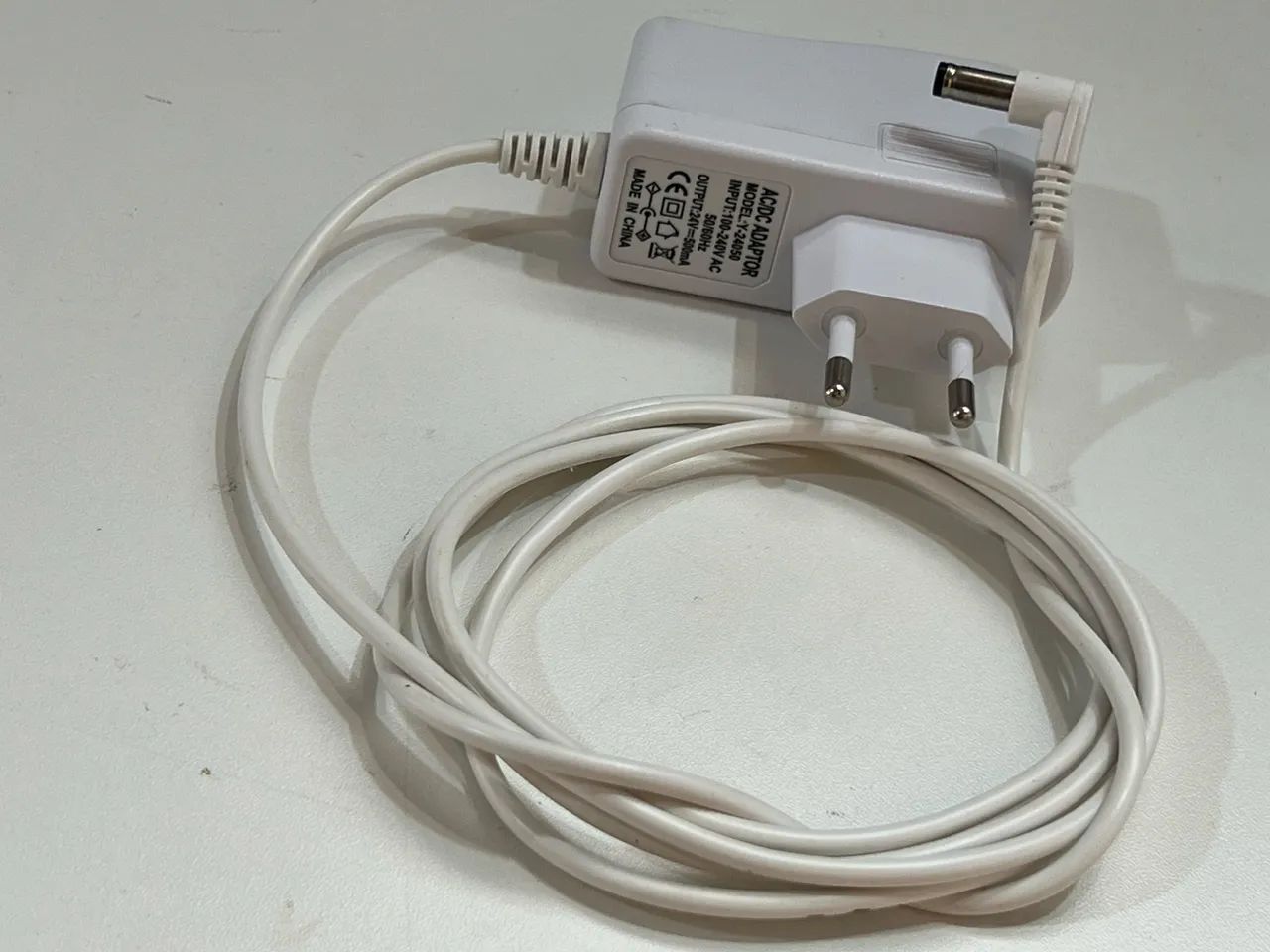 Fonte de alimentação 24V, 500mA, 1,5m de comprimento 